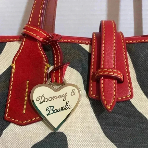 Dooney Bourke canvas tote handbag - Picture 12 of 14